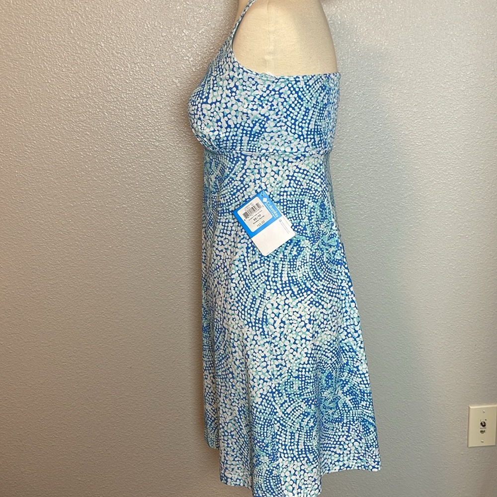Columbia OmniShade halter dress, Wm’s Sz XS, blue - Picture 3 of 7